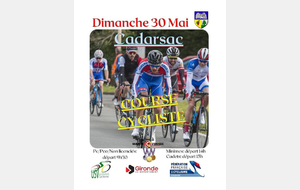 La saison cycliste FFC commence à Cadarsac !