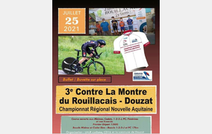 Douzat accueillera le 25 juillet prochain le championnat régional Nouvelle-Aquitaine du contre-la-montre