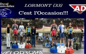Le SAM Cyclisme sur la plus haute marche du podium au Vélodrome National de Saint-Quentin-en-Yvelines